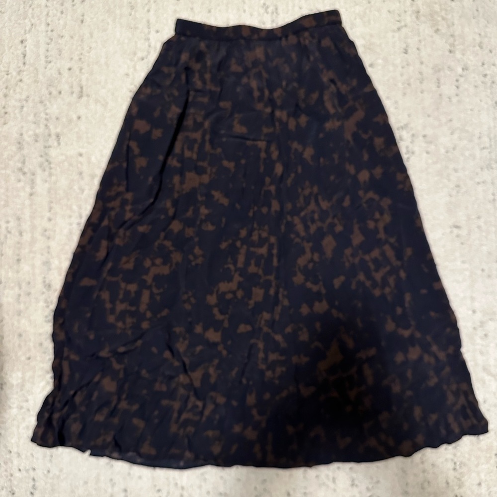 Uniqlo Womens Skirt - Black and Brown - XS